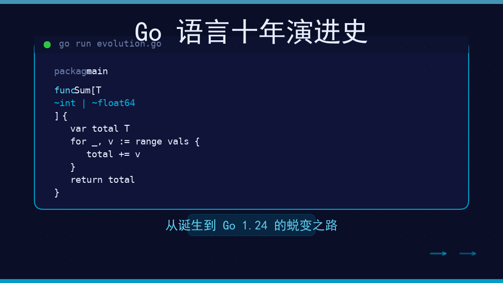 Go语言十年演进史：从诞生到Go 1.24的蜕变之路